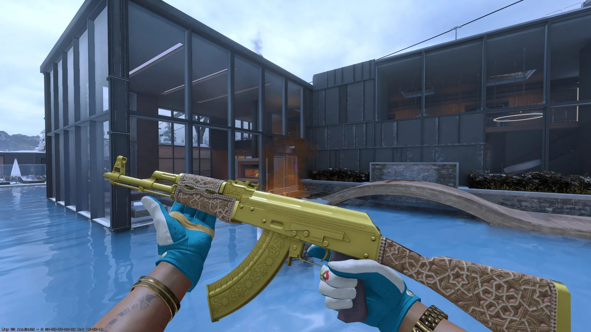AK-47 | Gold Arabesque